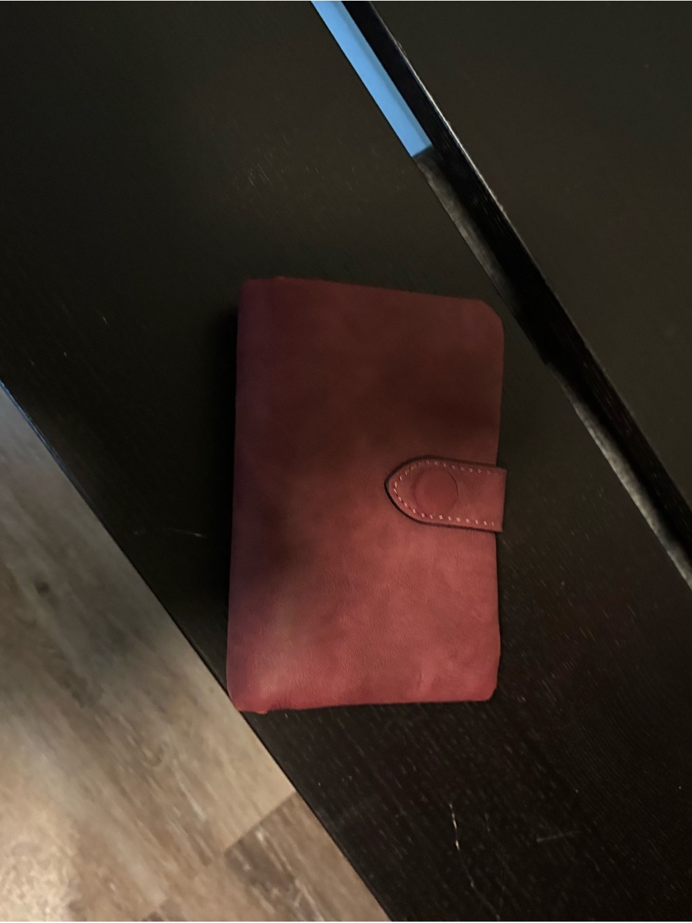 Burgundy Snap Closure Wallet